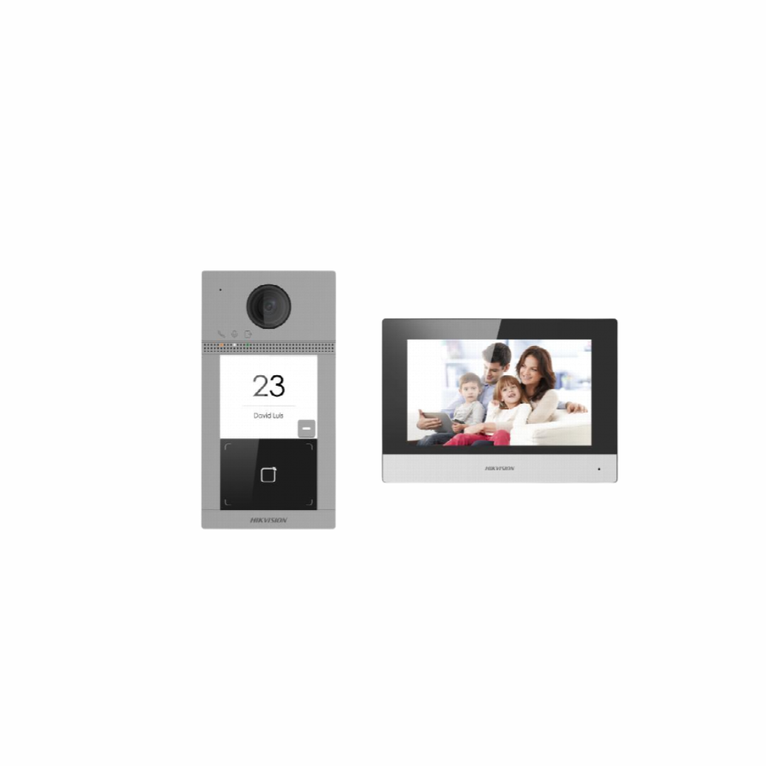 Hikvision DS KIS604 S C IP Video Intercom Kit
