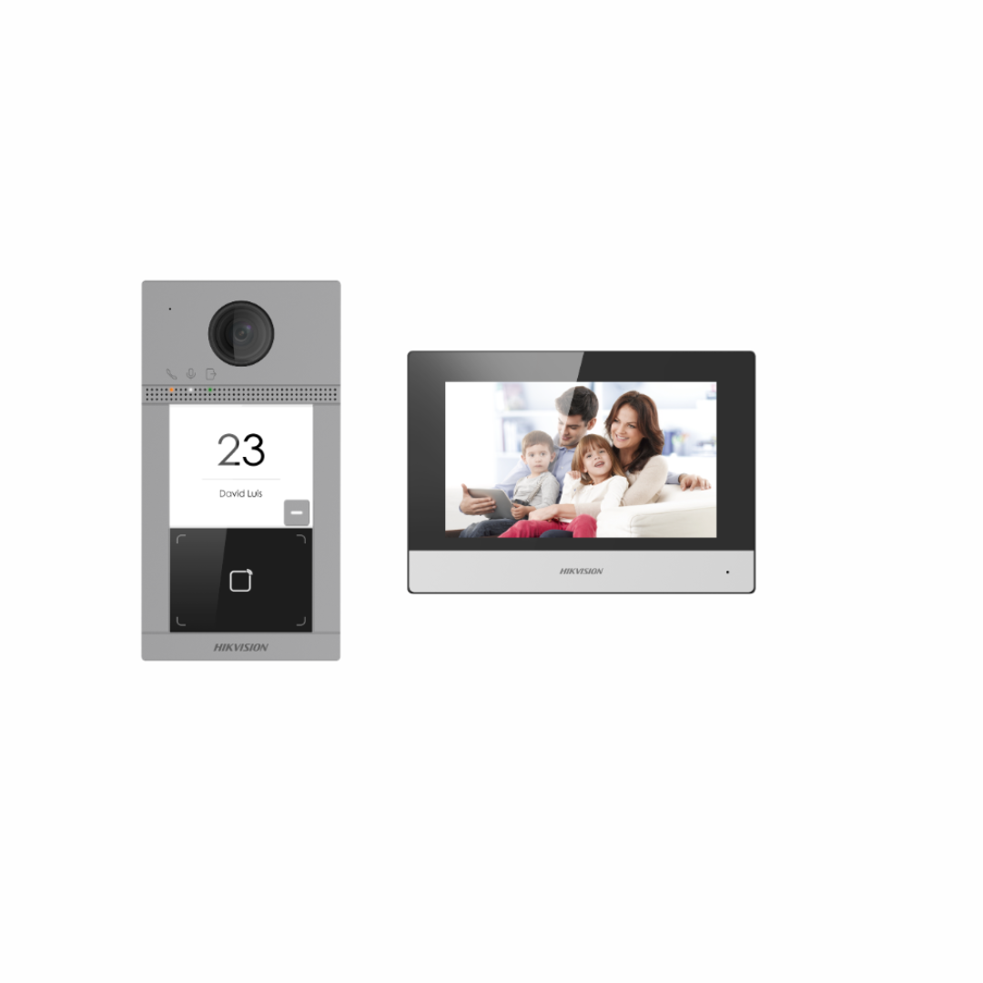 Hikvision DSKis604-P Ip Video Intercom Kit - Grey And Black