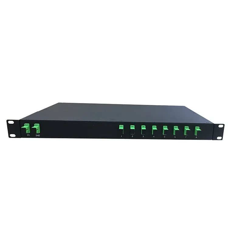 19″ Rackmount SC/APC 2*8 PLC splitter
