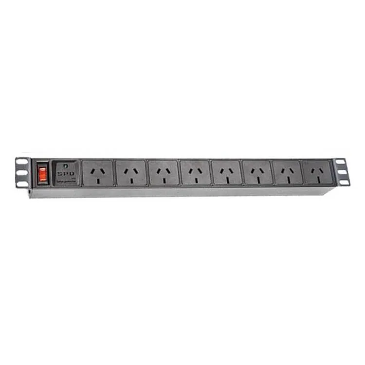 1U 19” Power Distribution Unit, Australia Output 8 Way