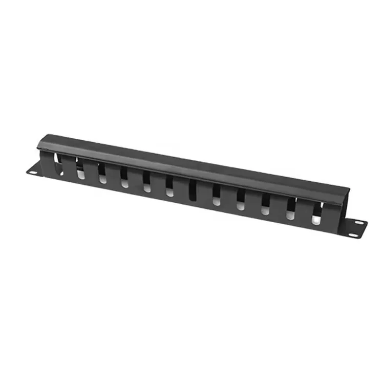 1U/2U 19″ 12 Ports Cable Manager Metal Type