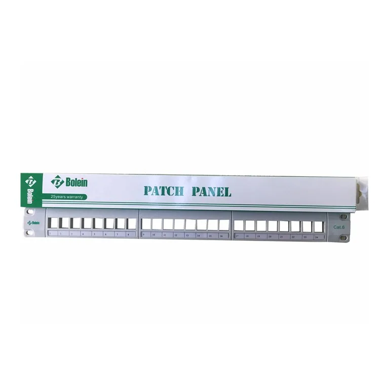 24-Port Blank Patch Panel Plastic Type