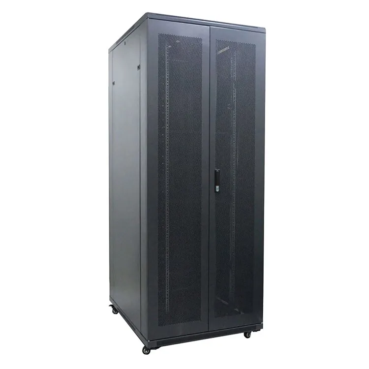 Data Center Server Rack Cabinet Floor Standing Mesh Door 800*1000mm