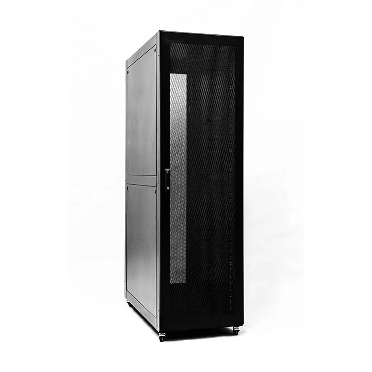 Data Center Server Rack Cabinet Floor Standing Mesh Door 600*600mm