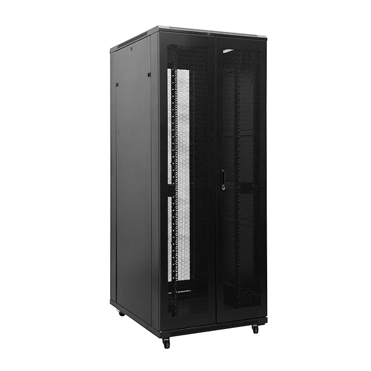 Data Center Server Rack Cabinet Floor Standing Mesh Door 800*800mm
