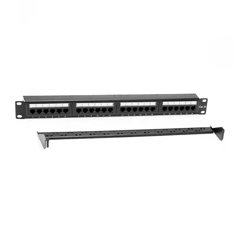 Cat.5E/6 UTP 24-Port Patch Panel
