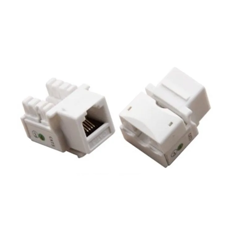 CAT3 UTP Keystone Jack RJ11 For Faceplate 90 Degree