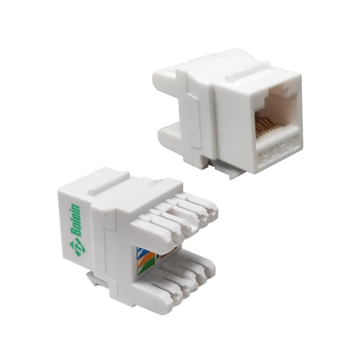 CAT6 UTP Keystone Jack RJ45 For Patch Panel 180 Degree