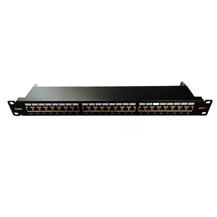 Cat7 SFTP 24-Port Patch Panel IDC Type