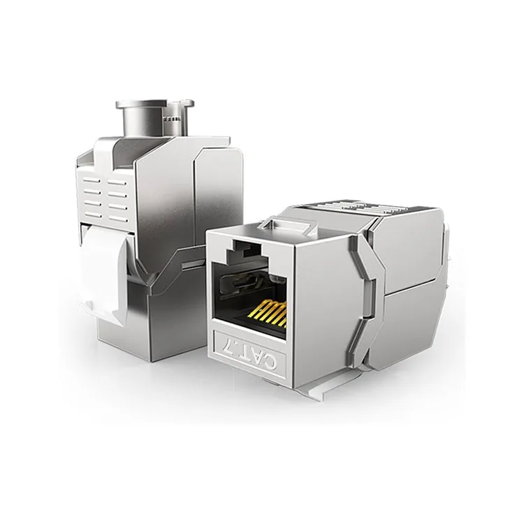 Cat7 SFTP Keystone Jack, RJ45,  Toolless