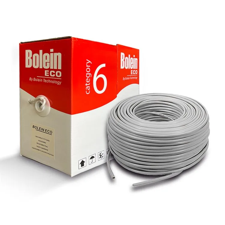 CAT6 UTP Lan Cable Indoor Grey/Blue CCA, Fluke Tested