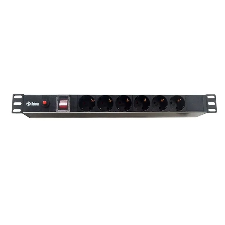 1U 19” Power Distribution Unit, Euro Output 6 Way