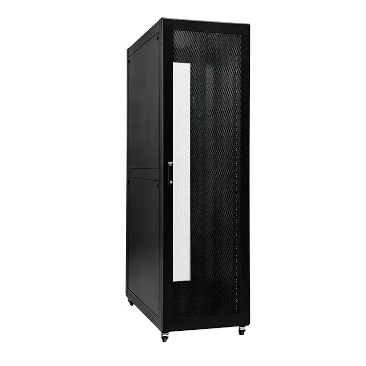 Data Center Server Rack Cabinet Floor Standing Mesh Door 600*1000mm