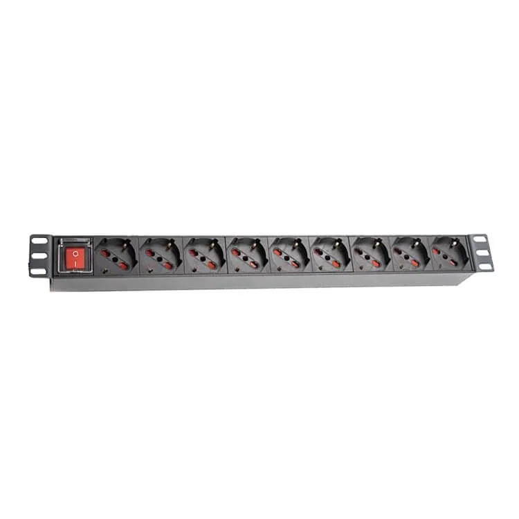 1U Power Distribution Unit, Italy Output 9 Way