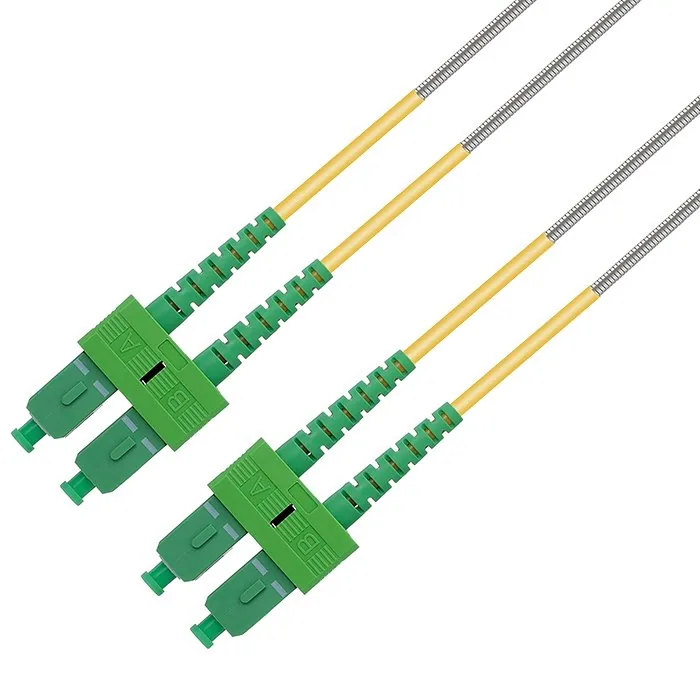 SC/APC-SC/LC/FC(APC) 9/125 OS2 Fiber Optic Patch Cord