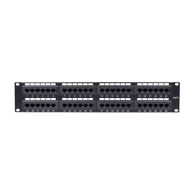 Cat5E/6 UTP 48-Port Patch Panel