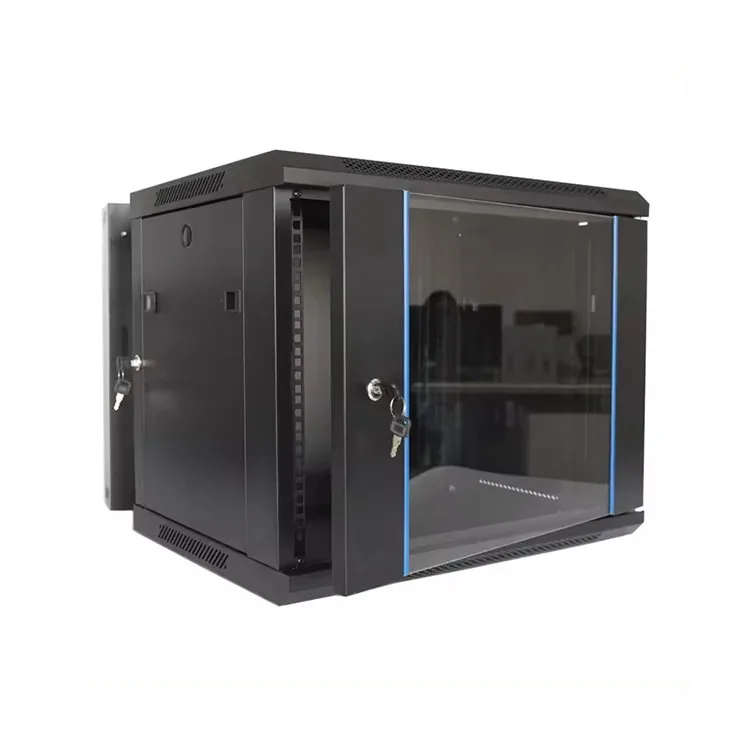 Network Cabinet Wall Mount Double Section 600*550mm Size (Swing Cabinet)