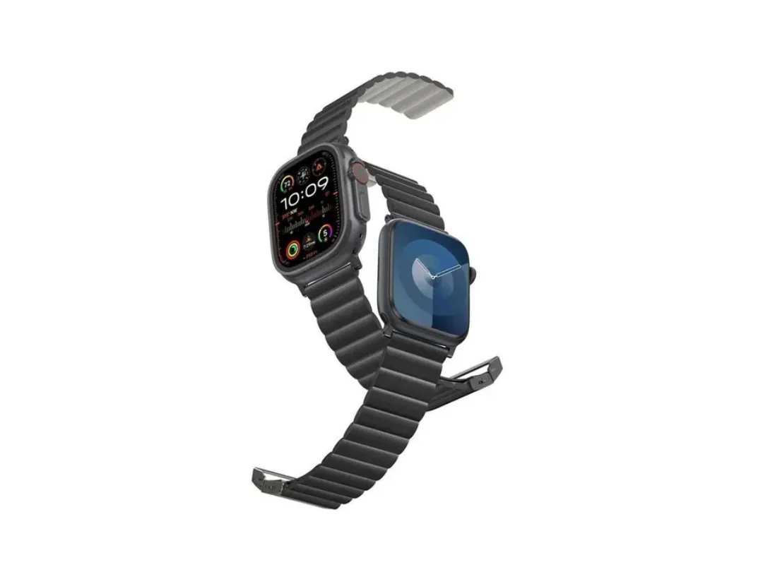 Amazing Thing Leather Strap For Watch 49/45Mm (Black)