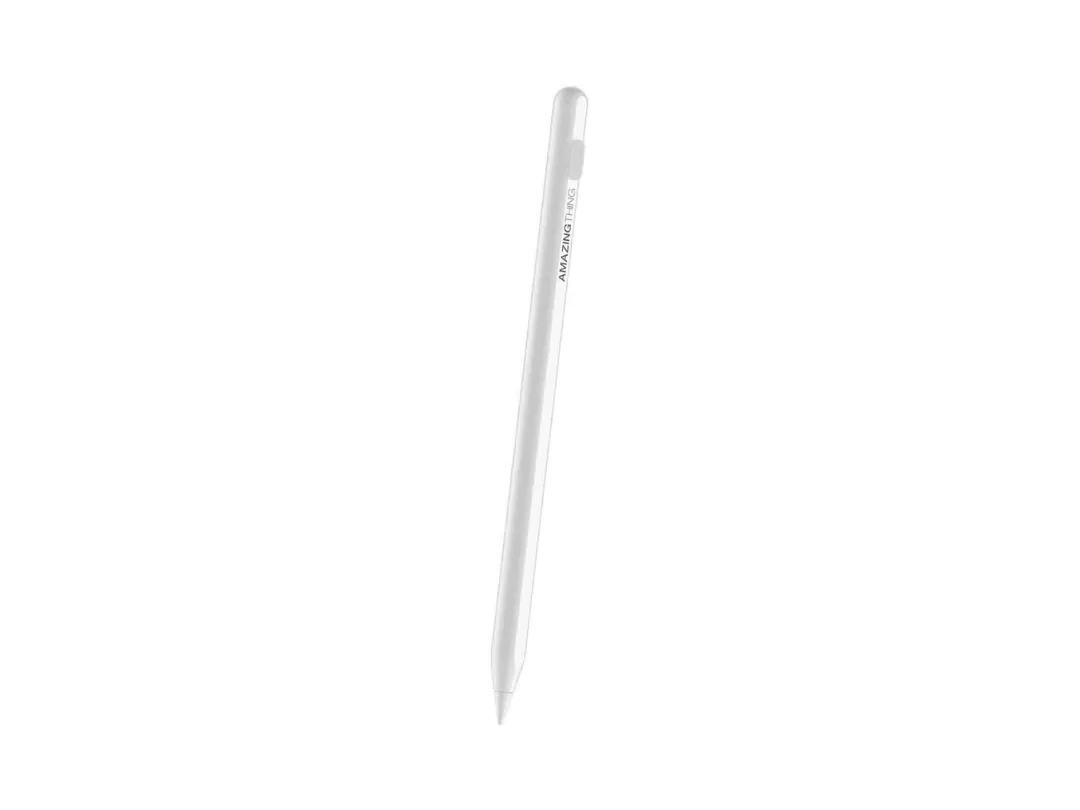 AmazingThing Stylus Pen Pro 2 with Magnetic Charging for iPad Mini, Pro, Air - Precision Tip, Long Battery Life - White