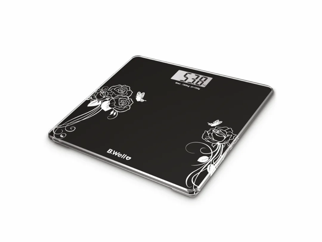 B.Well PRO 165 Personal Electronic Bathroom Weighing Scale
