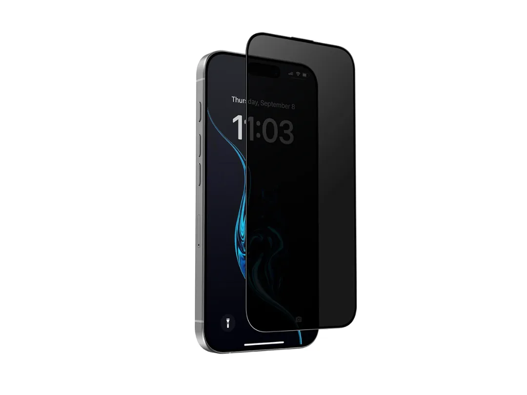 Benks Ultra Shield Privacy Screen Protector for iPhone 16 Plus/ 15 Plus/ 14 Pro Max - Black