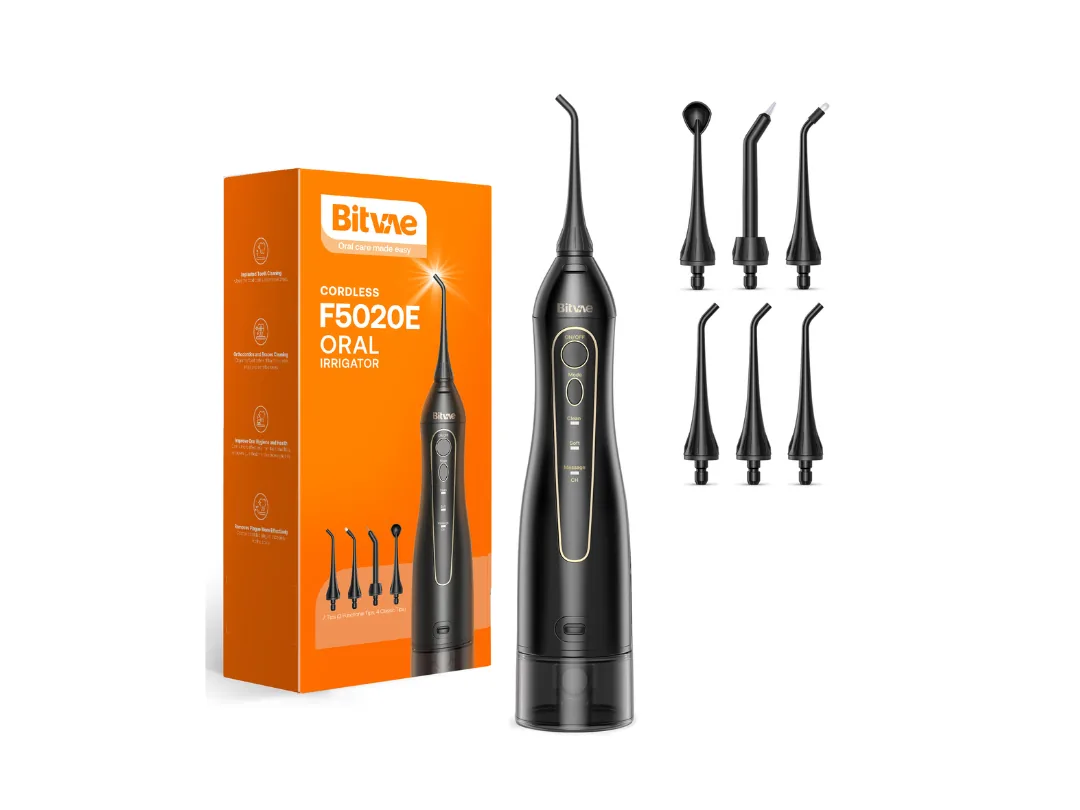 Bitvae F5020E Water Flosser/Oral Irrigator for Tooth Cleaning