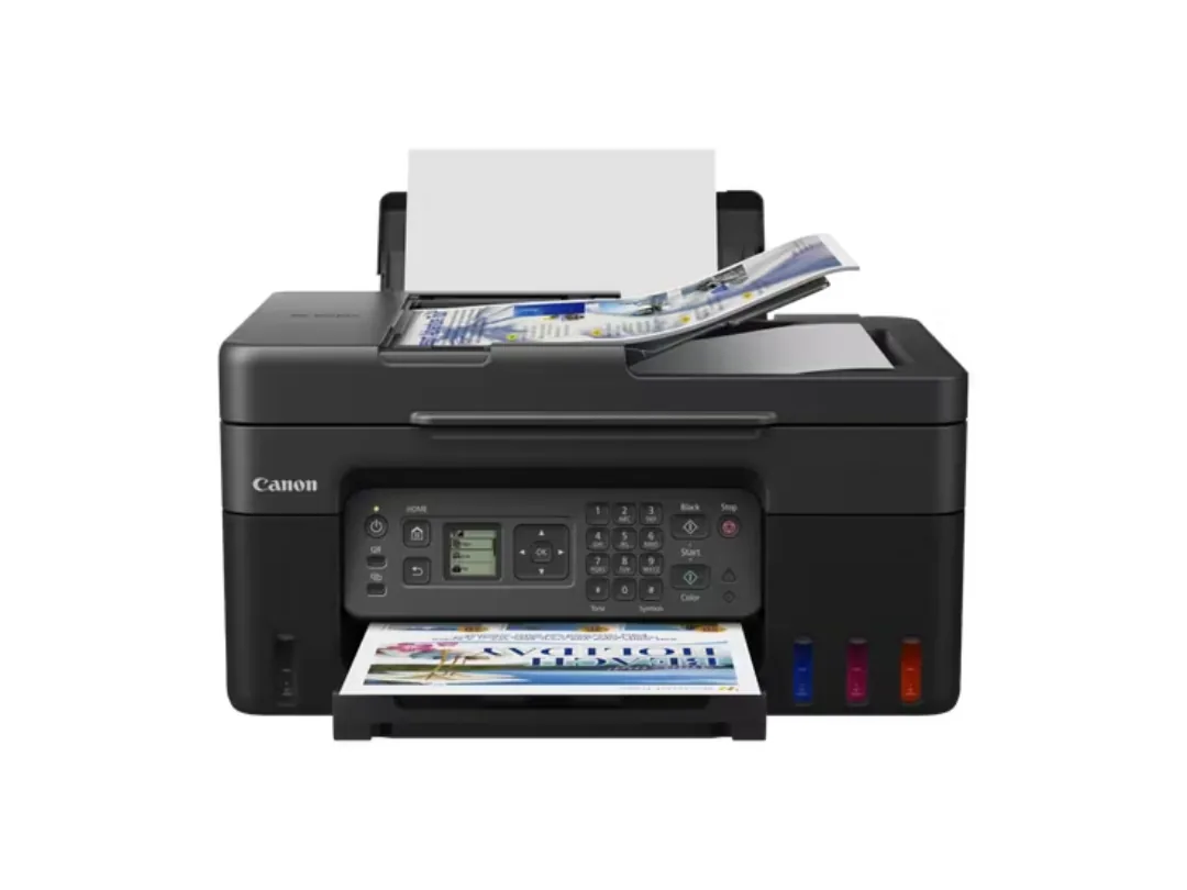 Canon Pixma G4470 Megatank Colour 4-in-1 Wireless refillable ink tank Printer with Wi-Fi and ADF (Print, Scan, Copy, Fax)
