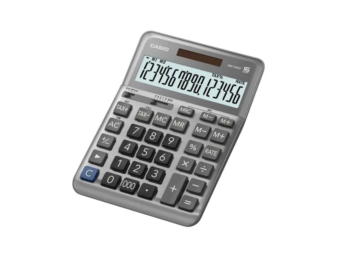 Casio Calculator DM-1600F-W-DP