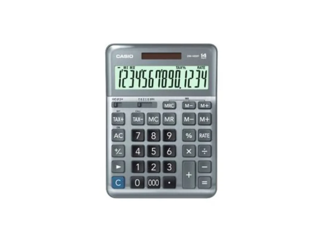 Casio Electronic Calculator DM-1400F-W-DP