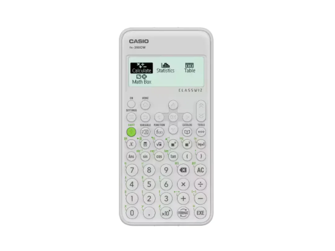 Casio STD-Scientific Calculator FX-350CW-W-DT