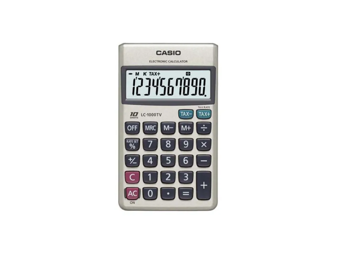 Casio LC-1000TV-W-DP Calculator