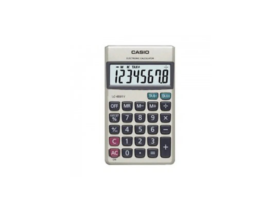 Casio LC-403TV-W-DP Calculator