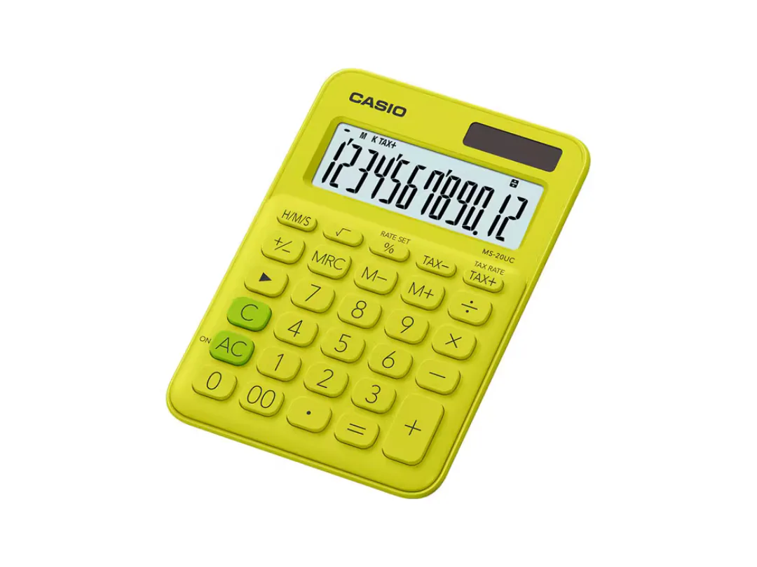 Casio MS-20UC-YG Digital Calculator