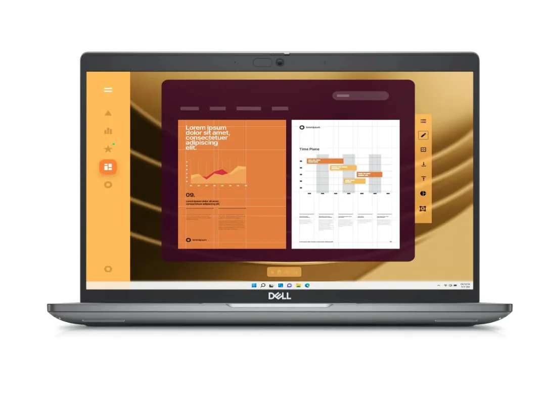 Dell Latitude 5450 Laptop, 14" FHD IPS 60Hz Display, Intel Core i5-1335U, 8GB RAM, 512GB SSD, Intel Graphics, English-Arabic Keyboard, Ubuntu | L5450I58GB512UA-2542