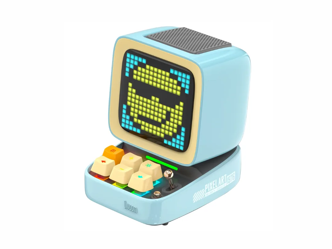 Divoom Ditoo-Pro Retro Pixel Art Bluetooth Speaker with RGB Mechanical Keyboard