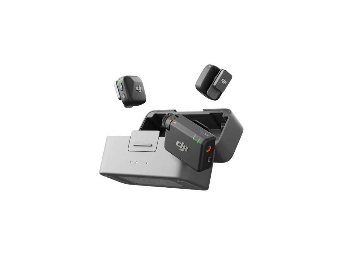 DJI Mic Mini Wireless Microphone Kit (2 TX + 1 RX + Charging Case)