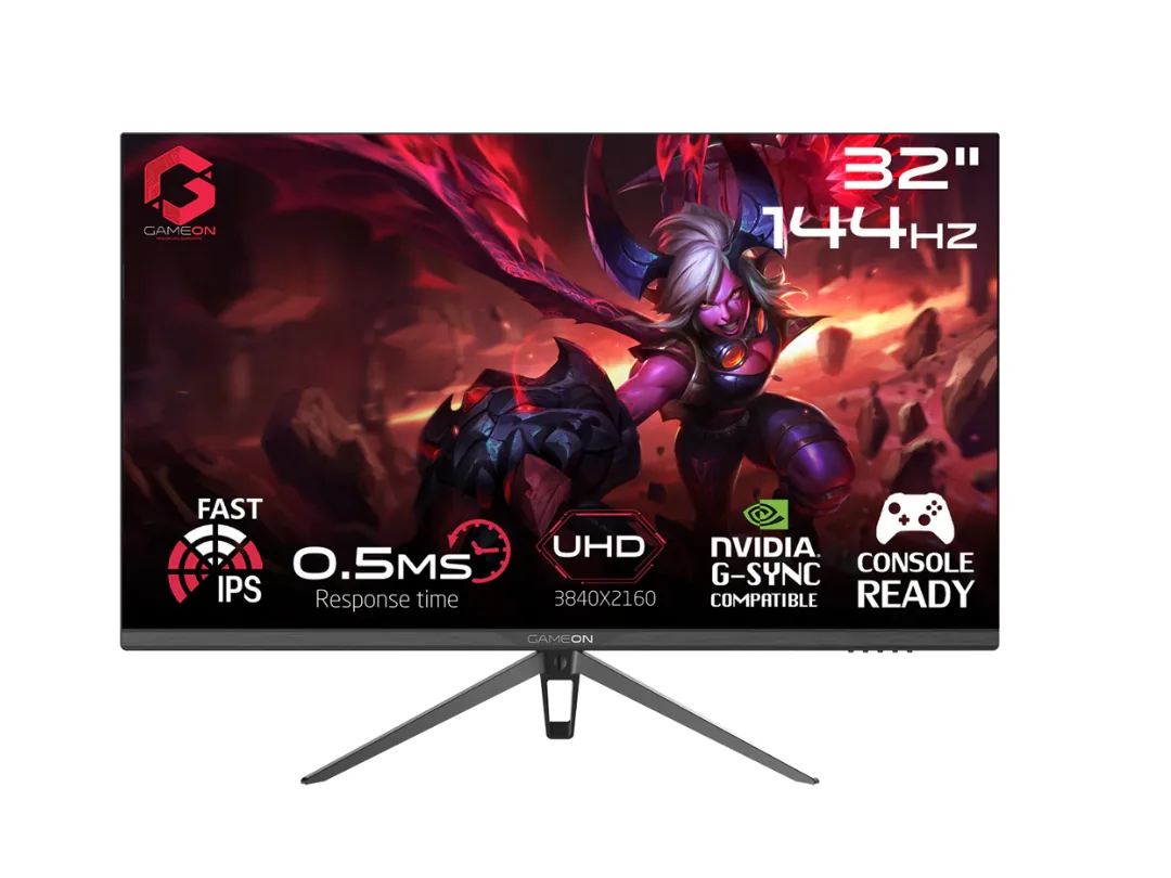 GAMEON GOP32UHD144IPS Pro 32" UHD 4K 144Hz IPS Gaming Monitor (PS5 Support) | Qatar
