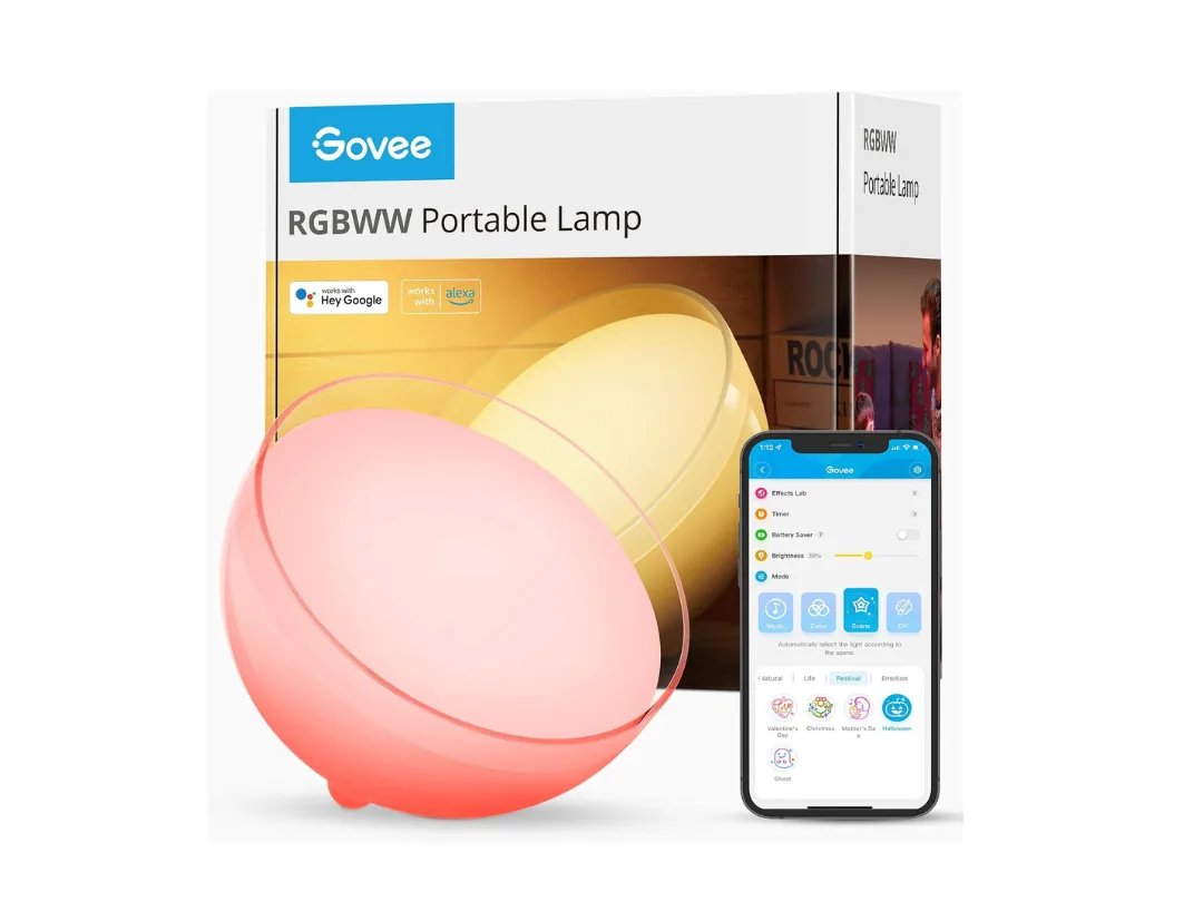Govee Ambient RGBWW Portable Table Lamp