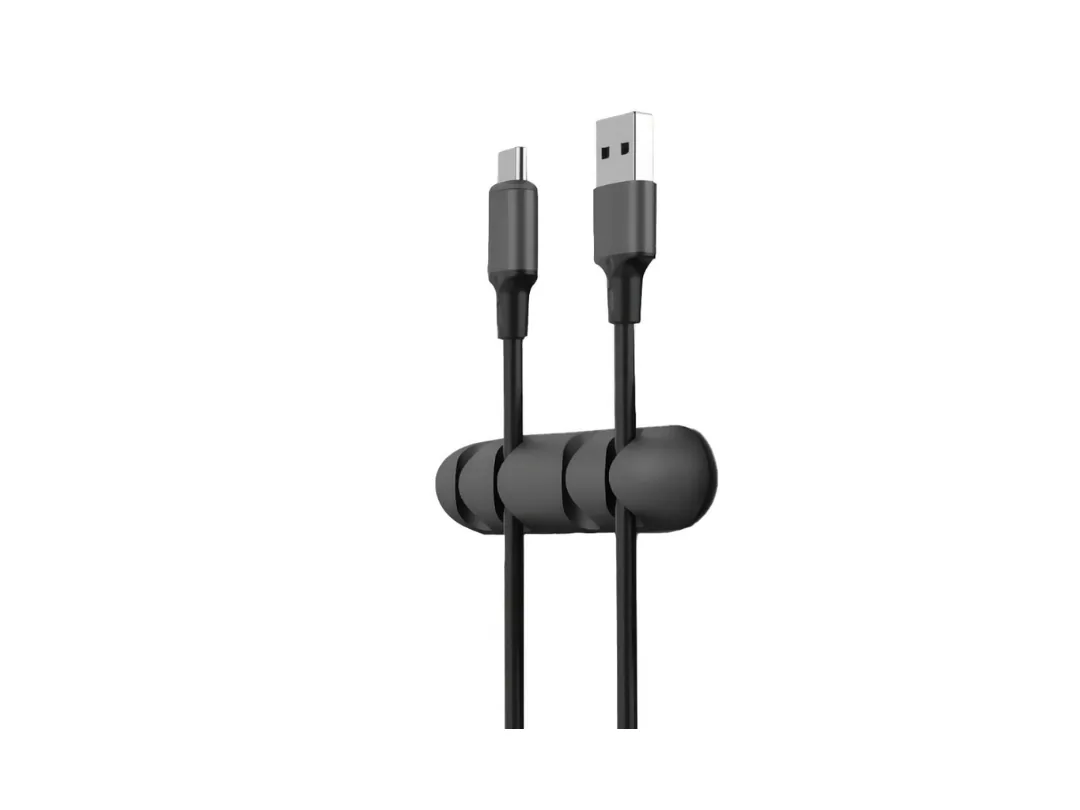 Green Lion - 8 in 1 Cable Organizer - Black