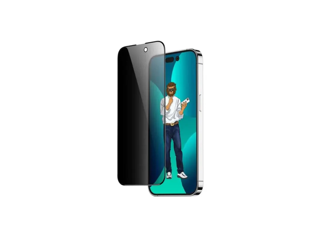 Green Lion 9h Steve iPhone 14 Pro Max Privacy Full Glass Screen Protector