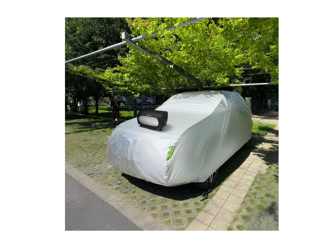 Green Lion Automatic Car Cover with Remote Control - Black