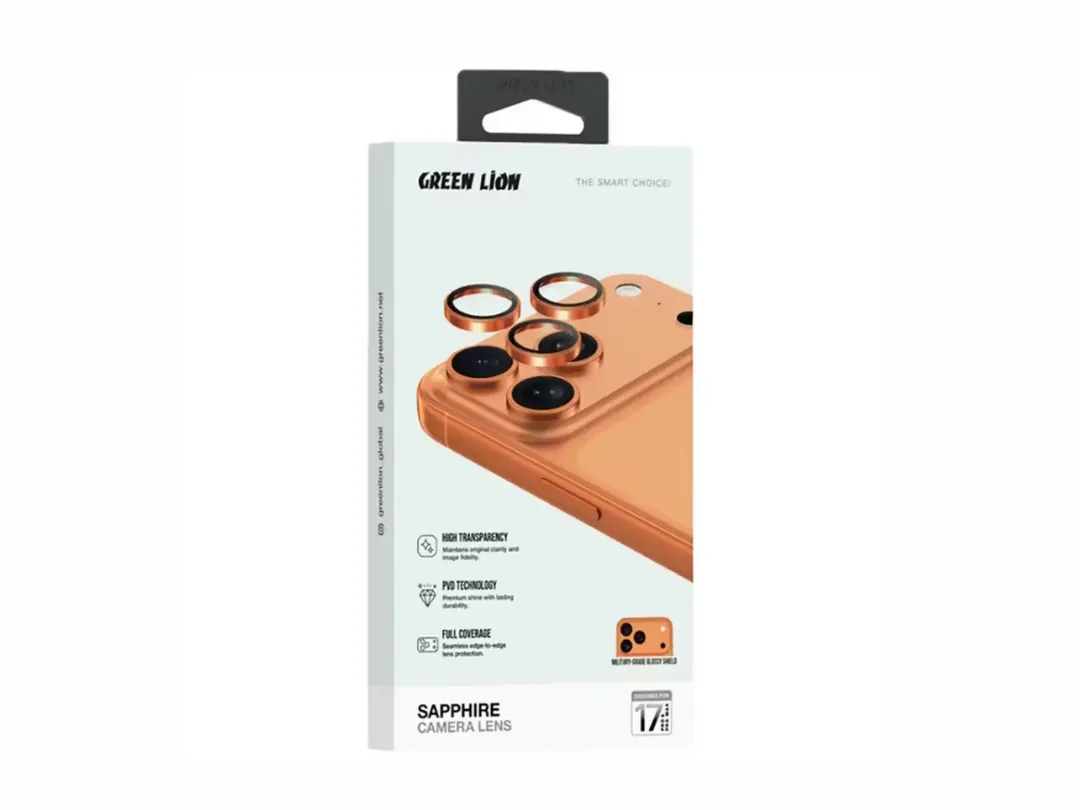 Green Lion iPhone 17 Pro / Pro Max Classic Camera Lens Protector