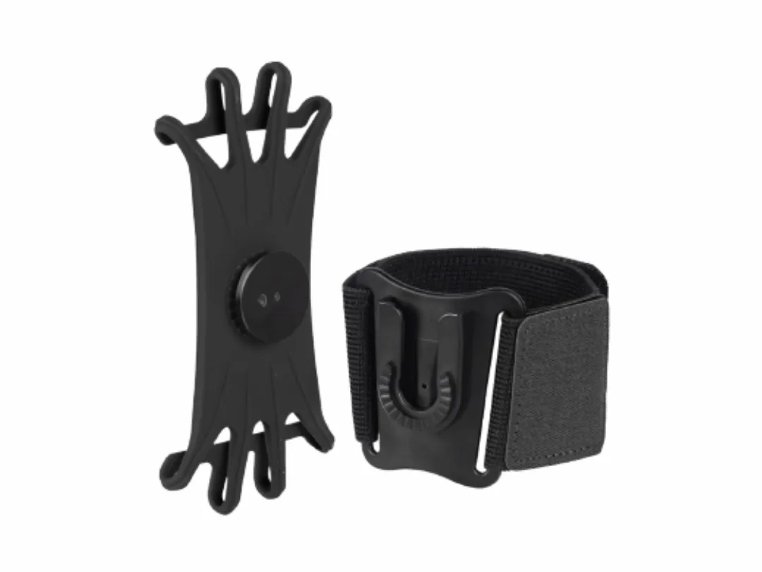 Green Lion Detachable Sports Armband Mobile Phone Holder (4"- 6.8") with Adjustable Elastic Band, 360 Degree Rotation