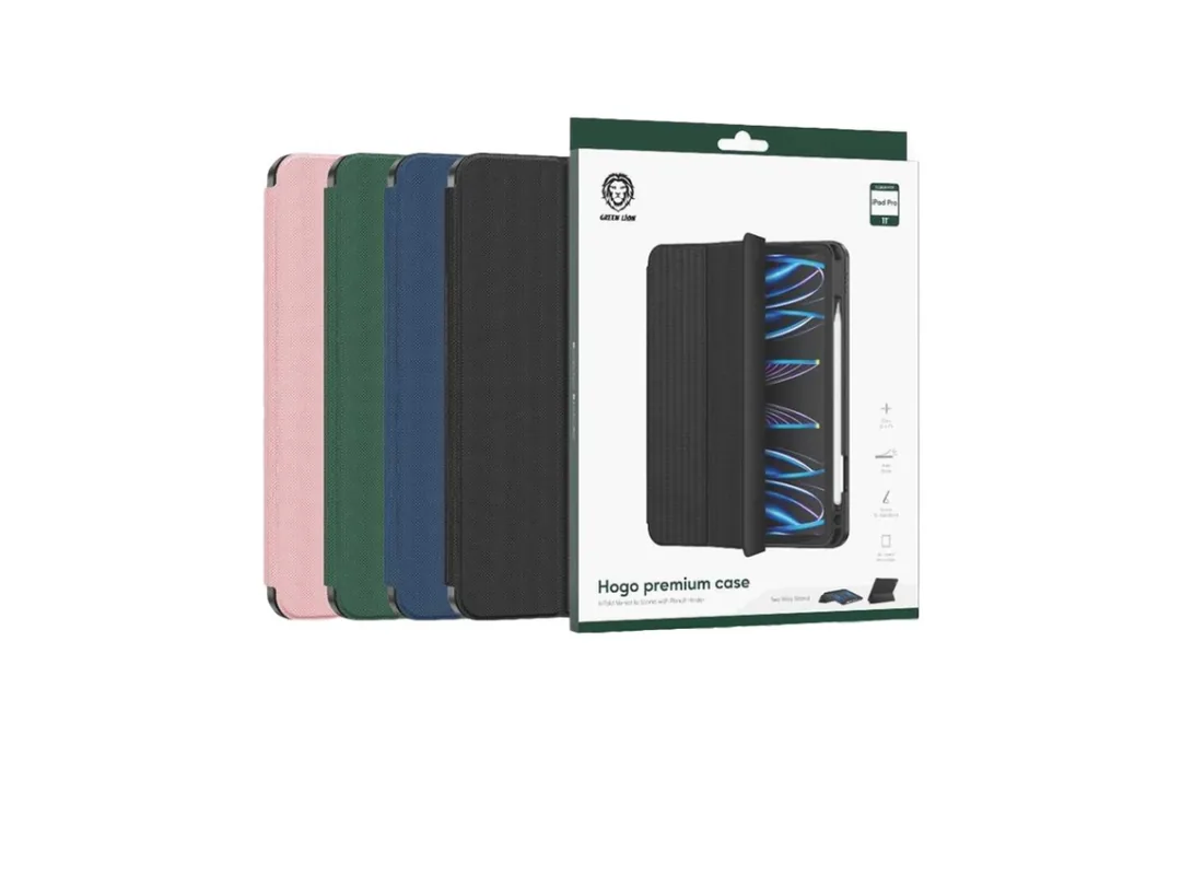 Green Lion Apple iPad Pro 11 Inch Hogo Premium Case for  - Pink