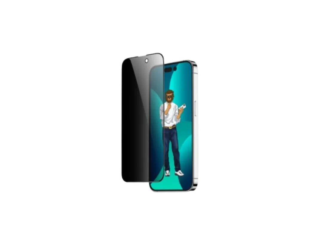 Green Lion iPhone 14 Plus/13 Pro Max 9H Steve Privacy Full Glass Screen Protector