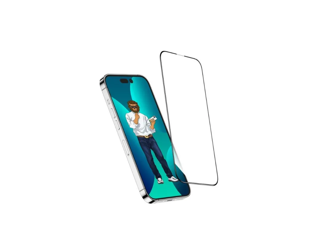 Green Lion  iPhone 14 Pro 9H Steve Glass Strong Full Screen Protector