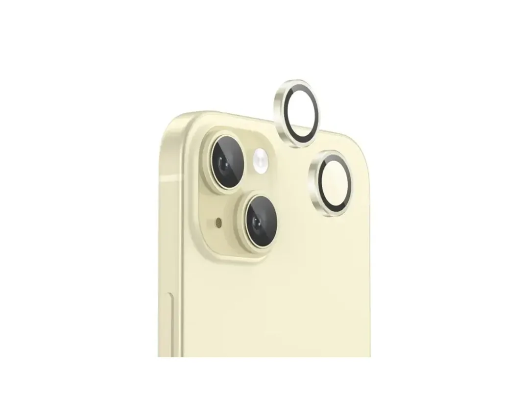 Green Lion iPhone 15/15 Plus HD Plus Camera Lens -  Light Yellow
