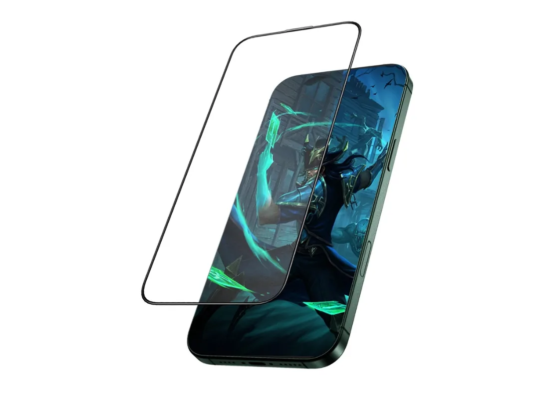 Green Lion iPhone 16 Pro Max Sir Louis 3D Curved Advanced Round Edge Glass Screen Protector - Clear