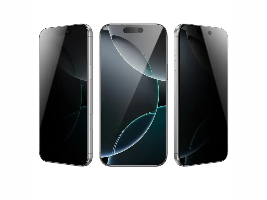 Green Lion iPhone 17 Air 9H Steve Privacy Anti-Peeping Glass Screen Protector - Black