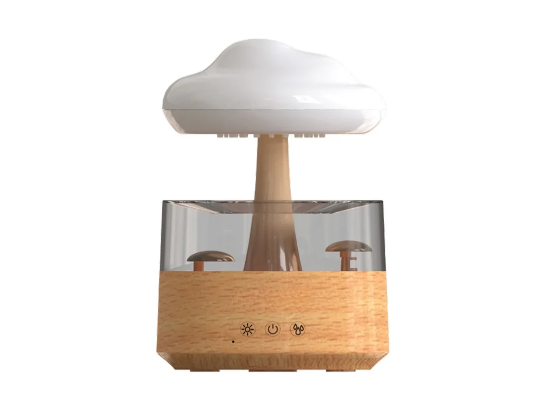 Green Lion RAIN CLOUD Aroma Scent Oil Diffuser- Wood